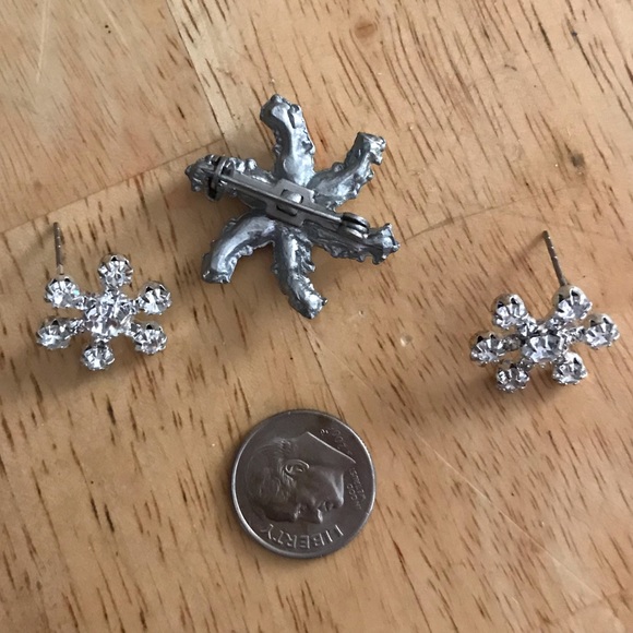 Antique pin with earrings - Picture 3 of 3